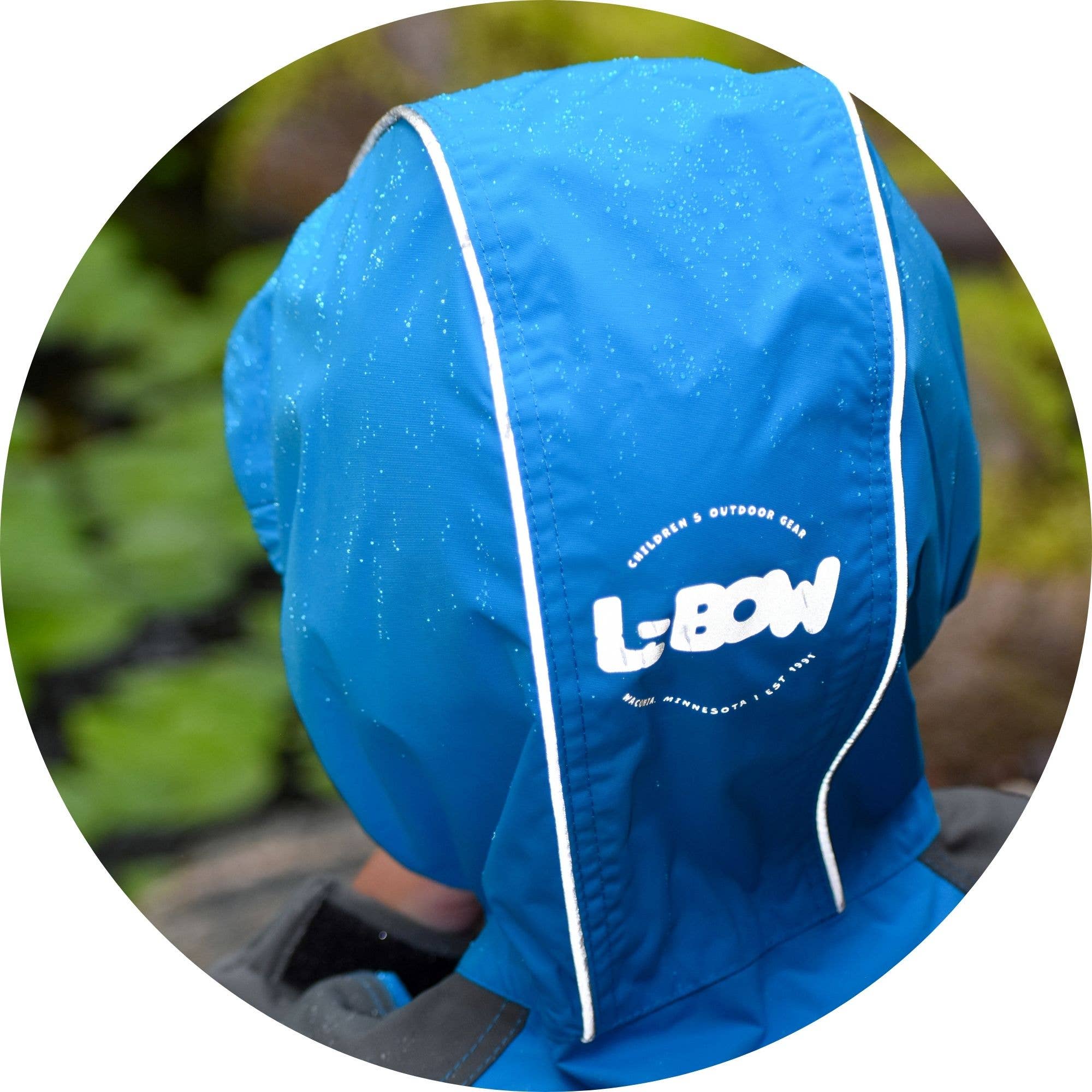 L-Bow Mittens – Fato de chuva – Criança por atacado – Fato de Chuva Impermeável para Crianças Rain-Bow5