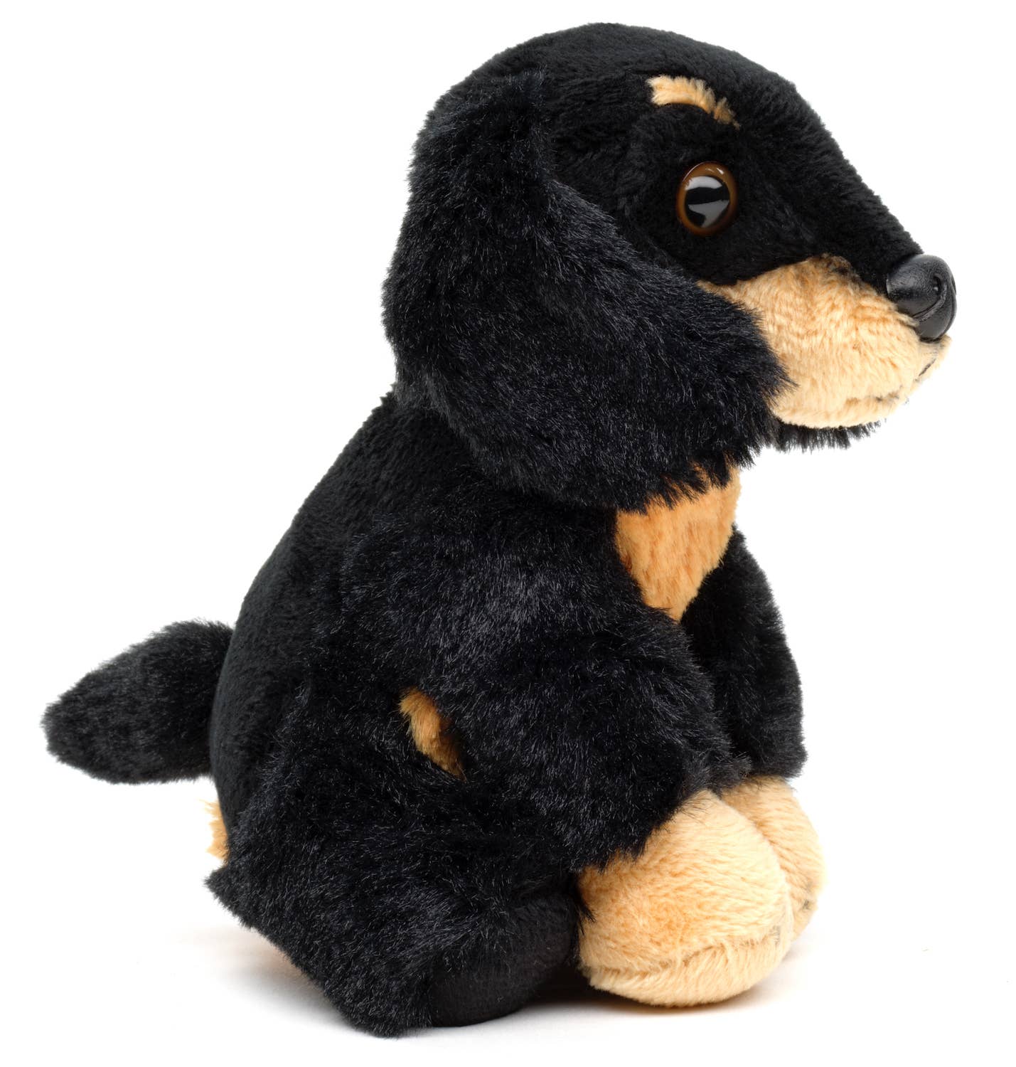 Uni Toys – wholesale Stuffed/plush toy – Kids & baby – Dachshund Plushie, sitting - 13 cm (height)0