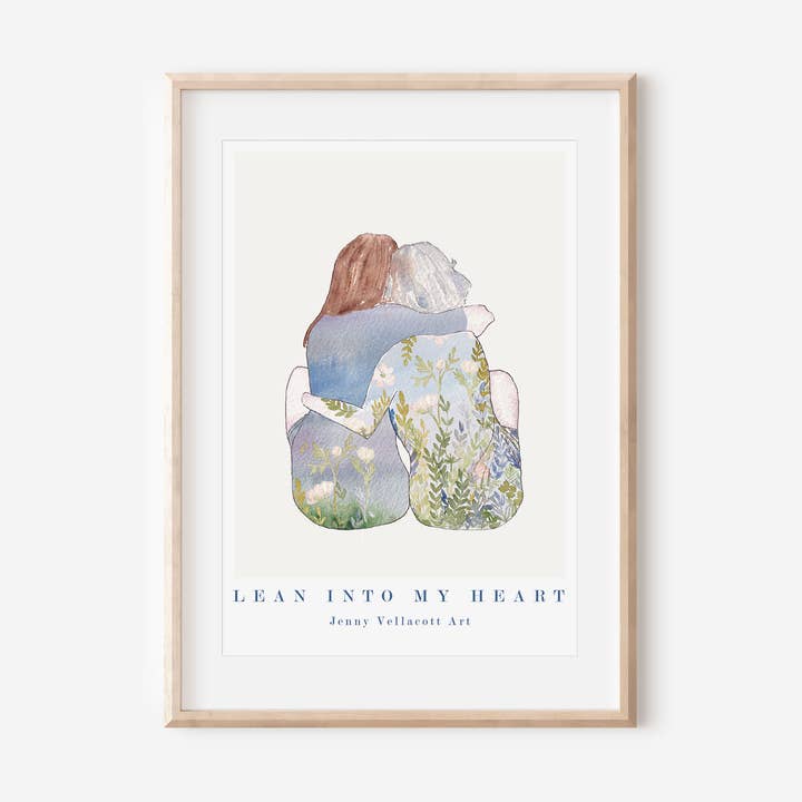 Art Print for Mum Friendship Print Women for wholesale by Jenny Vellacott