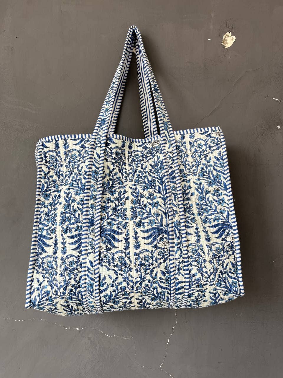 Bhawana Handicrafts - Wholesale Draagtas - Dames - Witte handblokbedrukte mooie schoudertas voor dames 1