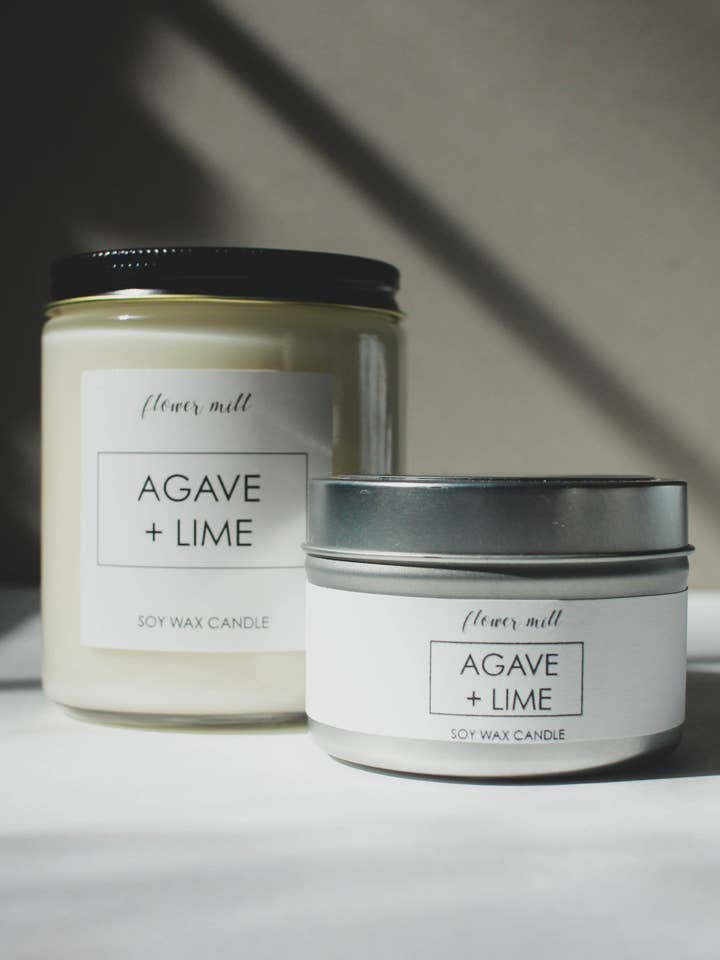 Agave + Lime Candle for wholesale by Flower Mill