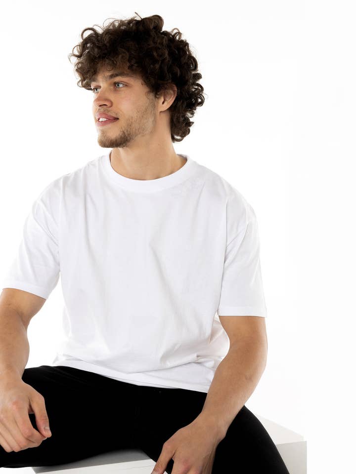 Twisted Saint - Vente T-shirt – homme - T-shirt oversize basique Twisted Saint pour homme