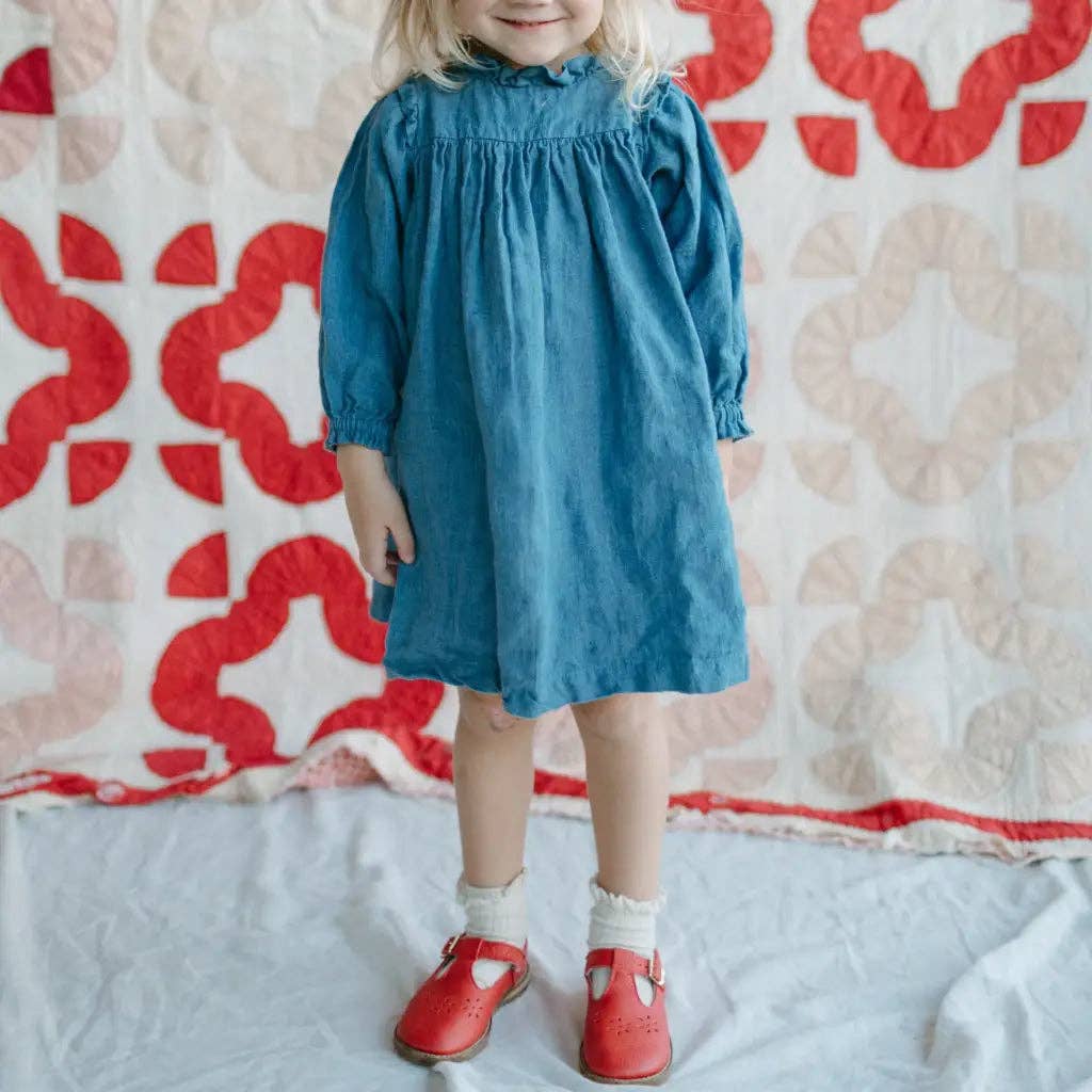 Zimmerman Shoes - Wholesale Dress - Kids - Flora T-Strap - Red2