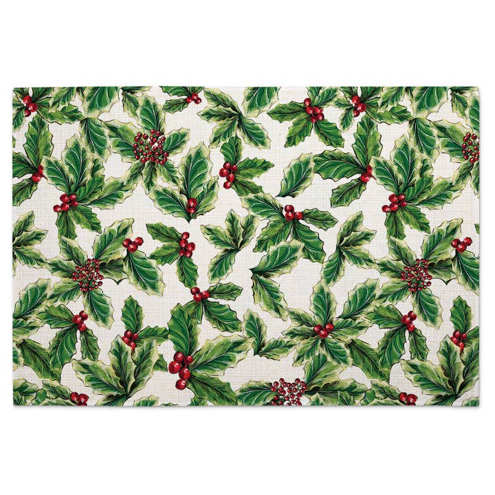 Individual de Natal "Grand Christmas" em Mistura de Poliéster e Algodão por atacado de CounterArt/Highland Home/Thirstystone