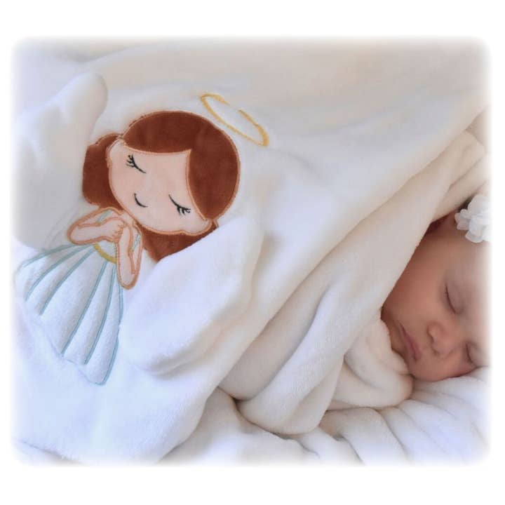 Couverture et jouet de confort Ailes d'Ange pour bébé ou tout-petit pour la vente par Loving Memories Gifts