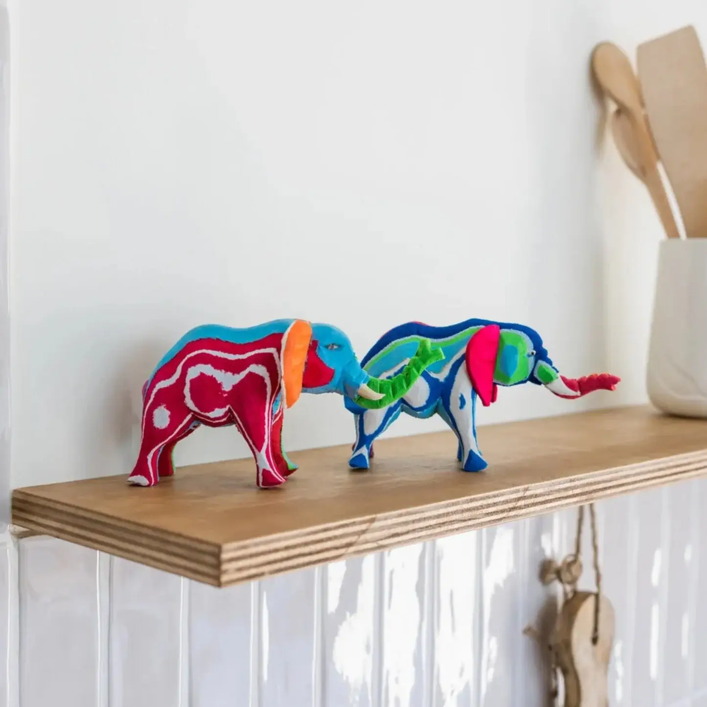 Ocean Sole - Wholesale Sculpture - Kenyan Heritage Elephant Flip Flop Sculpture1