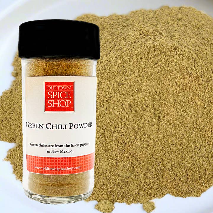 Green Chile Powder, New Mexico Chili Pepper Powder for wholesale by Old Town Spice Shop