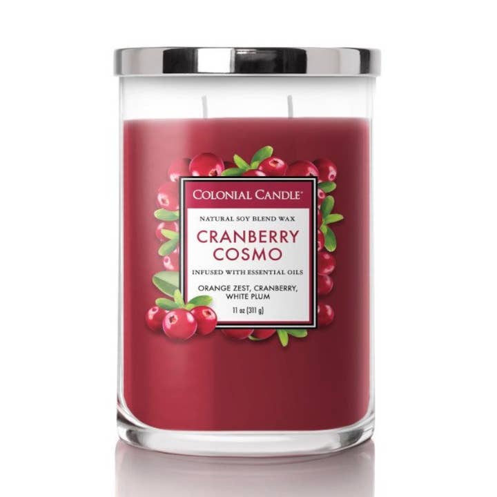 Colonial Candle DE - Wholesale Jar/Filled Candle - Cranberry Cosmo 311G Scented Candle0