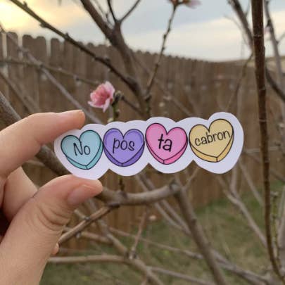 Lalatina Shop - Wholesale Sticker - No pos ta cabron die cut sticker, funny latinx decal,spanish