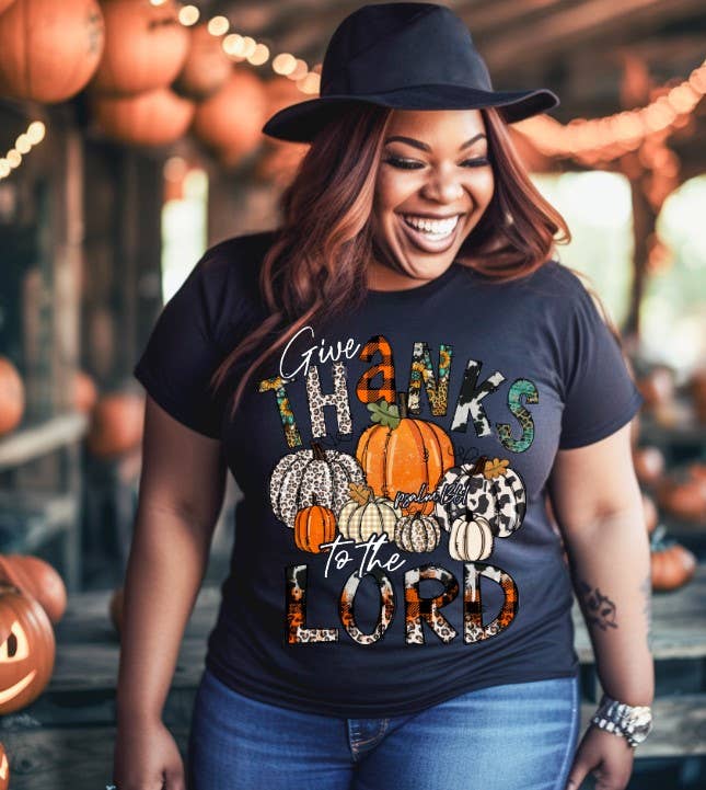 Sweet and Sassy Tees - Wholesale Sublimation Transfer - Give thanks to the Lord DTF or Sublimation Transfer