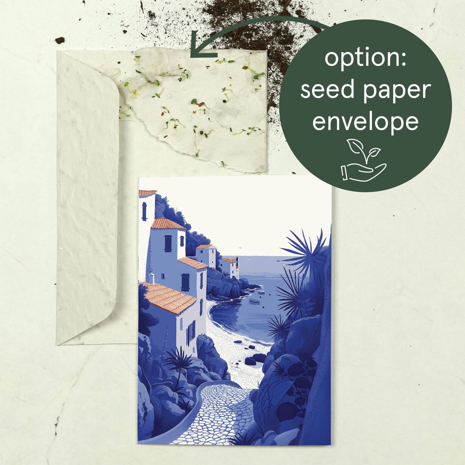 Botanopia - gifts , decor and cards for plant lovers – wholesale Everyday greeting card – Cote d'azur | Everyday Greeting Card | French card8