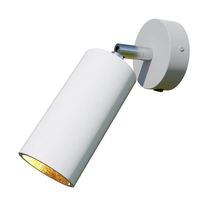 Betoniq Candeeiro de parede “Donoma Tilt” 1 chama dourado branco por atacado de TIVENDIS