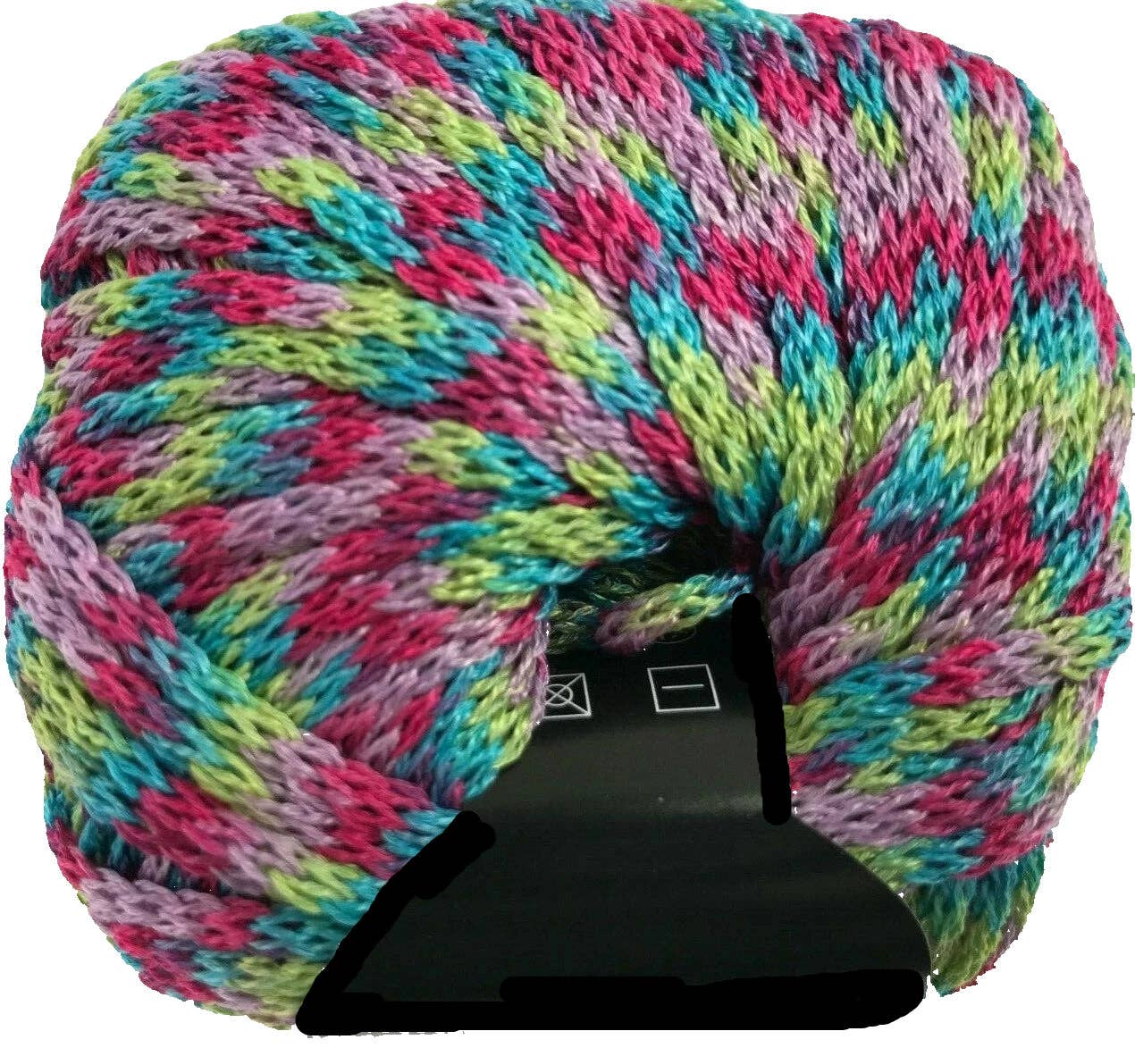 Garmy Books - Wholesale Yarn - Stacy S. Charles VICTORIA #9583 Teal Pink Lime Purple Yarn Cotton Viscose Italy3