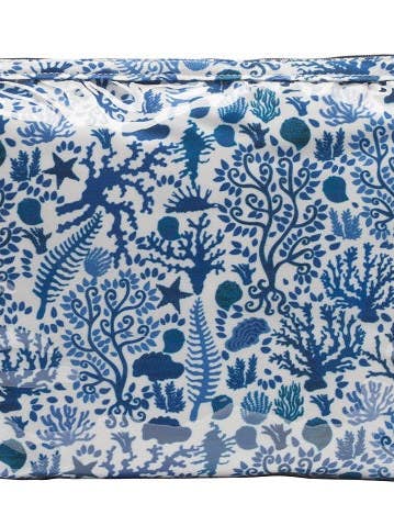 Sminkväska (Medium), Snäckor (Blå) för wholesale av Jacaranda Living