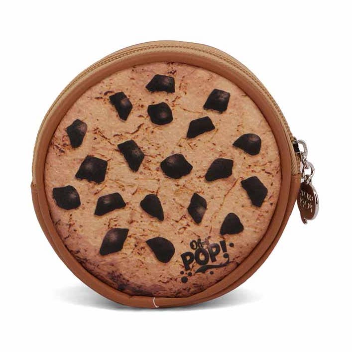 Oh mijn pop! Cookies-ronde portemonnee, bruin voor wholesale door KARACTERMANIA