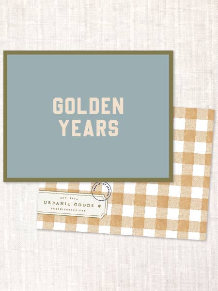 Golden Years Card for wholesale by Urbanic Goods