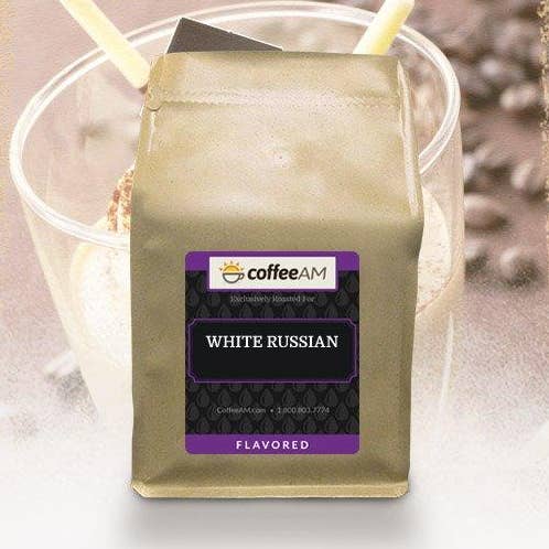 White Russian Flavored Coffee for wholesale by CoffeeAM