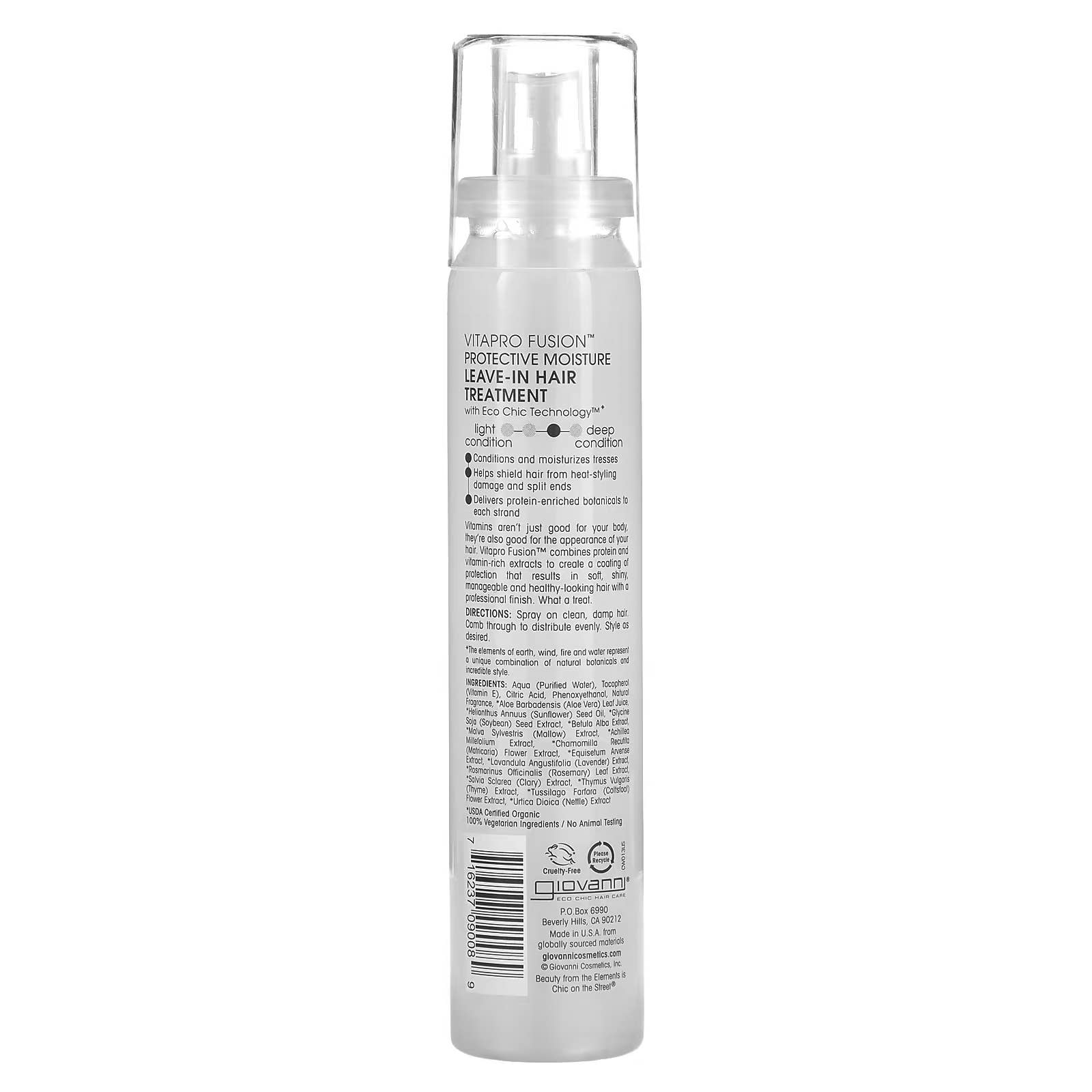 KT Supply - Wholesale Scalp/Hair Treatment - Giovanni Eco Chic Vitapro Leave In Treatment, 5.1 Oz.1