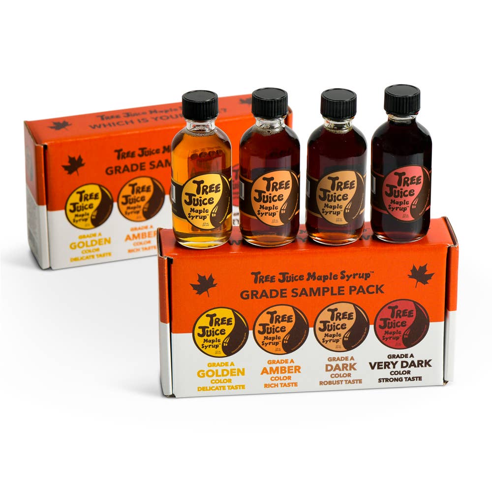 Tree Juice Maple Syrup - Wholesale Maple Syrup - Tree Juice Maple Syrup Grade Sample Pack6