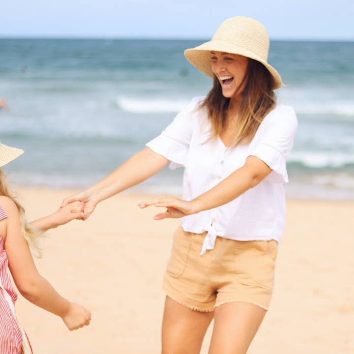 Acorn Kids - Wholesale Straw hat – women's - Santorini Crochet Straw Hat - Adult3