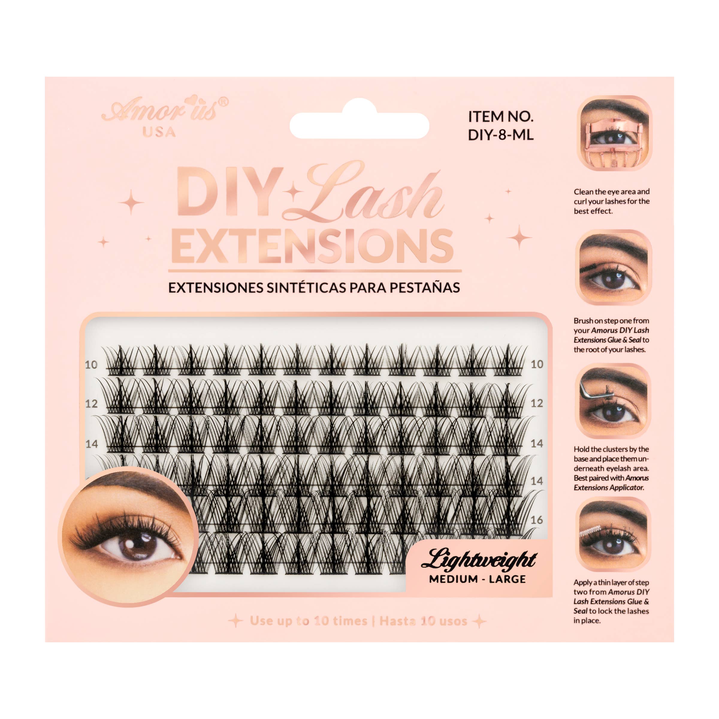 Amorus USA - Wholesale False/Fake Eyelashes - DIY LASH EXTENSION - 081