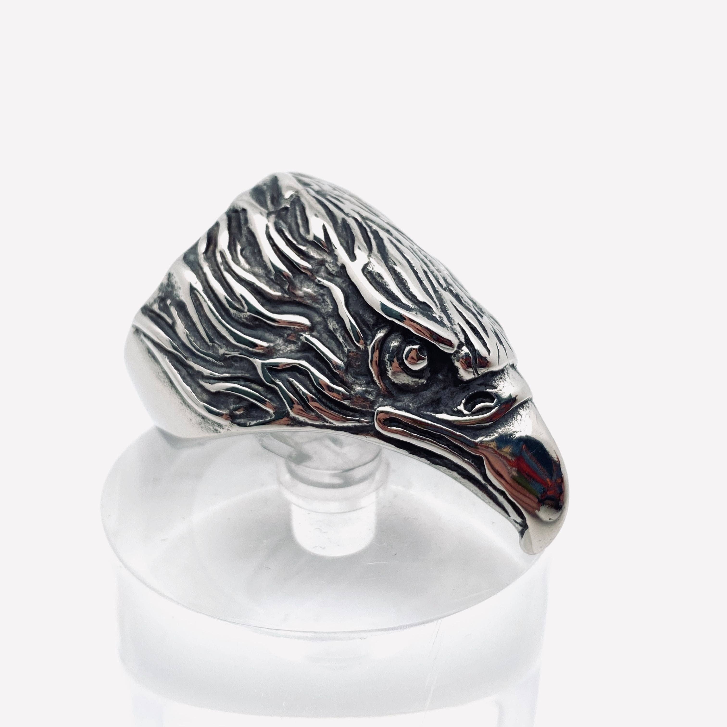 アクセサリー CALEE EAGLE PINKY RING<SILVER925> 925 Sterling Silver Eagle Design Men's Ring | eBay