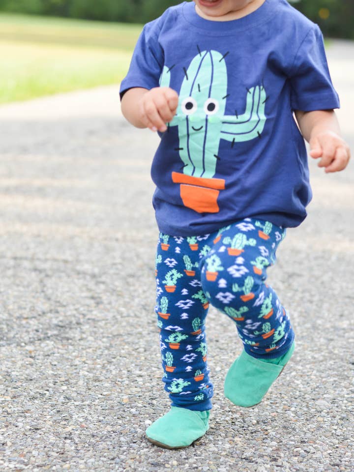 Doodle Pants – Engroshandel T-shirt - Børn – Western Prickly Cactus Shirt - Toddler og Børn1