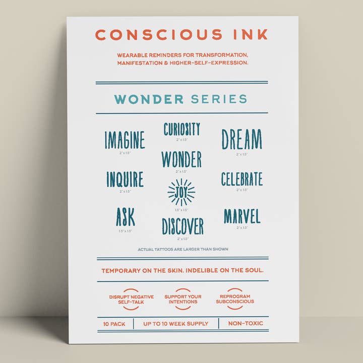 Wonder Variety 10-pack voor wholesale door Conscious Ink