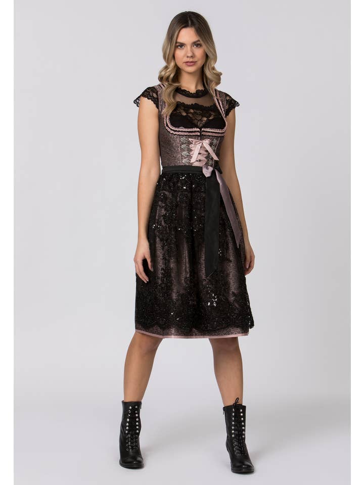 dusky pink Dirndl Finja for wholesale on Faire1