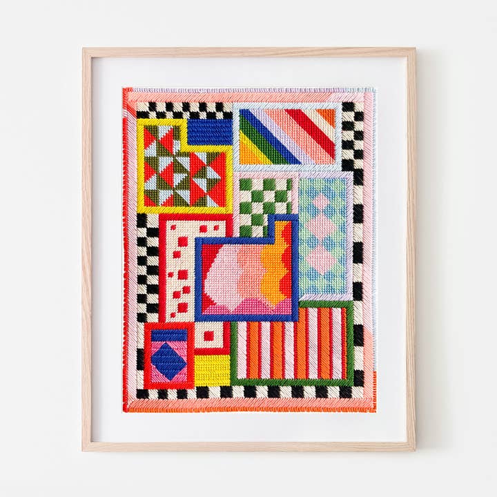 Bon Femmes - Wholesale Art Print - Amusant No.1 Needlepoint Art Print0