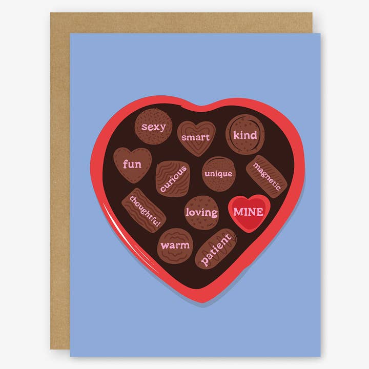 Stacey O'Nary - Wholesale Valentine's Day Card - Be Mine Chocolates Valentine’s Day Card