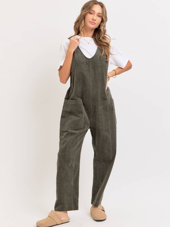 Sweet Lovely by Jen - Wholesale Overalls - Women's - PULL-ON-STYLE CORDUROY OVERALL JUMPSUIT52