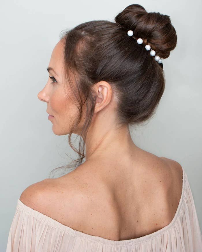 Frenchies - Wholesale Hair Pin - Frenchies with Charms - Brown10