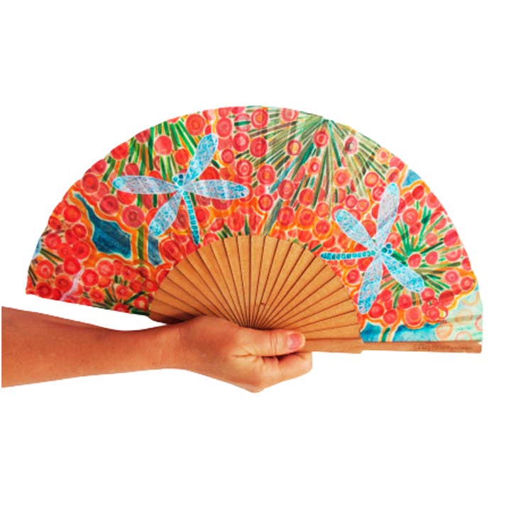 SECO-SECO - Wholesale Handheld Folding Fan - DRAGONFLY FAN2