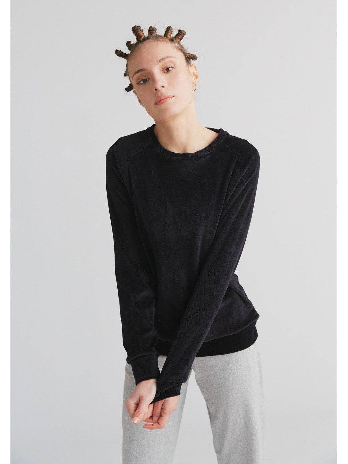 Leela Cotton - Wholesale Sweatshirt - Women's - 1277 Damen Nickysweatshirt12