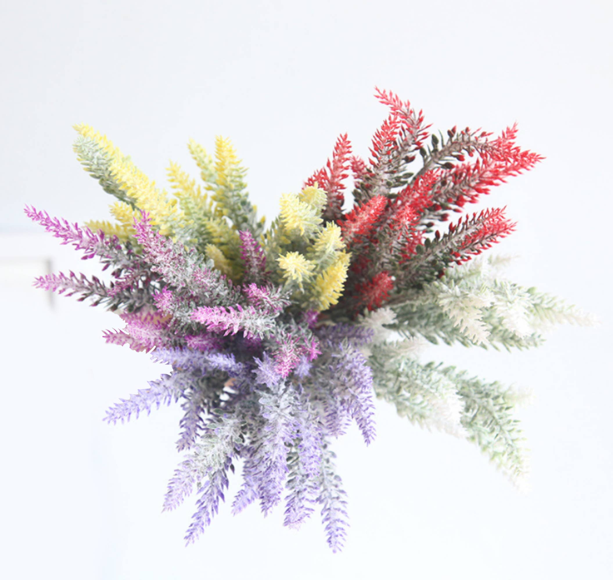 Angel Isabella – Engroshandel Kunstige blomster – 14 „Kunstig Frostet Lavendel Bush9