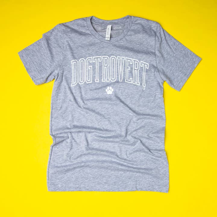 Dogtrovert Tee | DP1028-SP-TEE for wholesale by The Dapper Paw