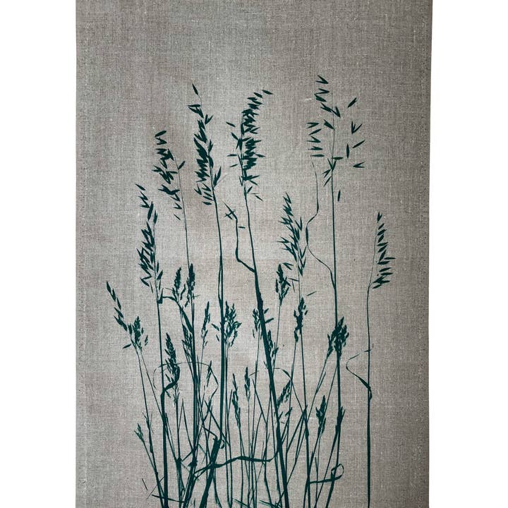 Manufaktur BLAUSIEB - Wholesale Tea Towel - natural coloured tea towel, 100% linen 
Print: wild oats0