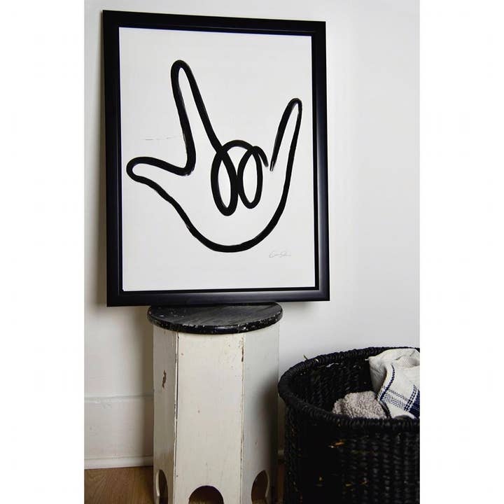 Cash Color - Wholesale Art Print - Asl I Love You Print