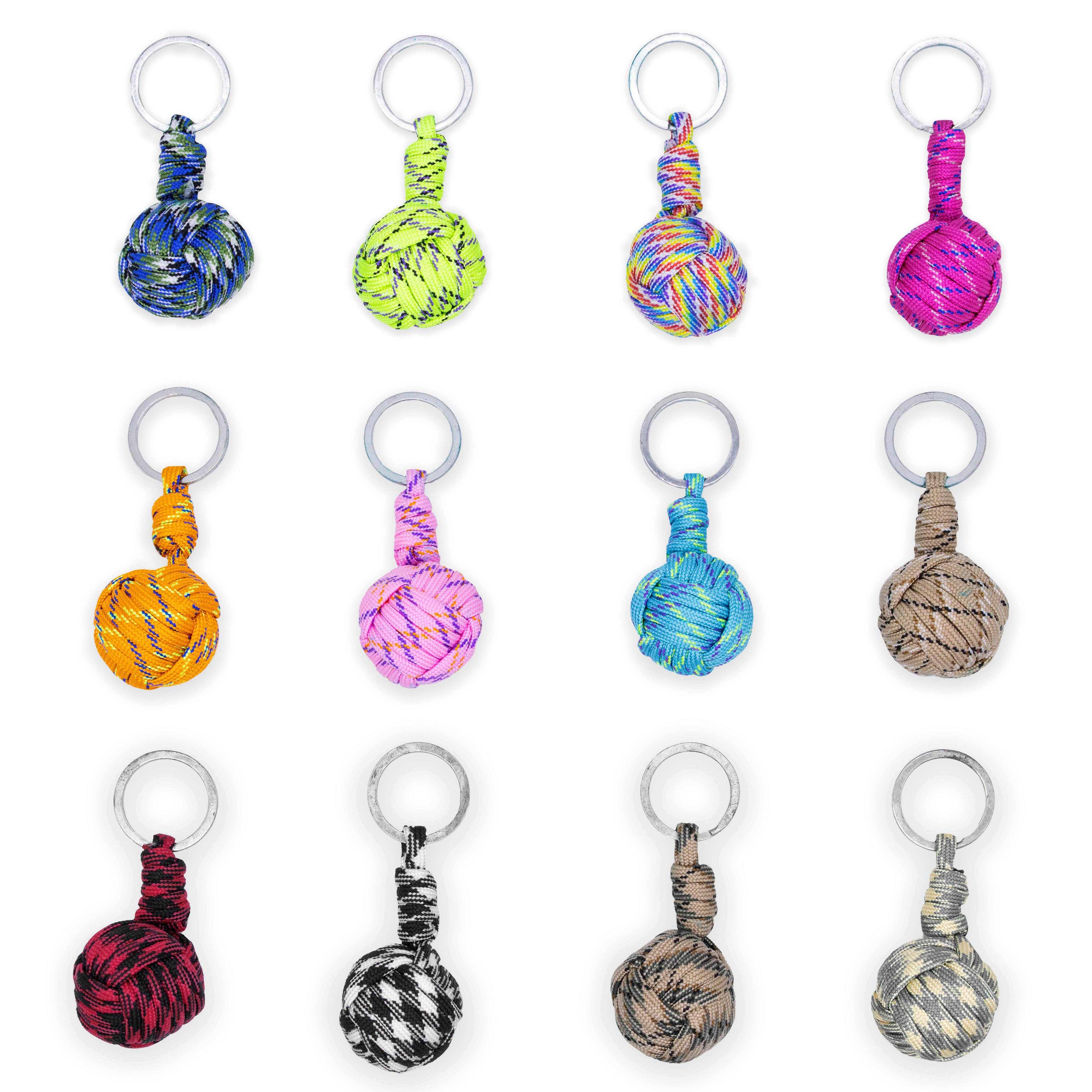 Natalia - Vente Porte-clés – unisexe - Porte-clés en paracorde - Lot de 120