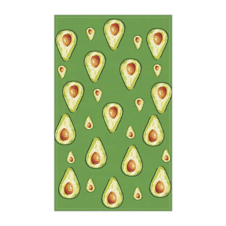 Torchons de cuisine en lin avocat pour la vente par Blue Cava