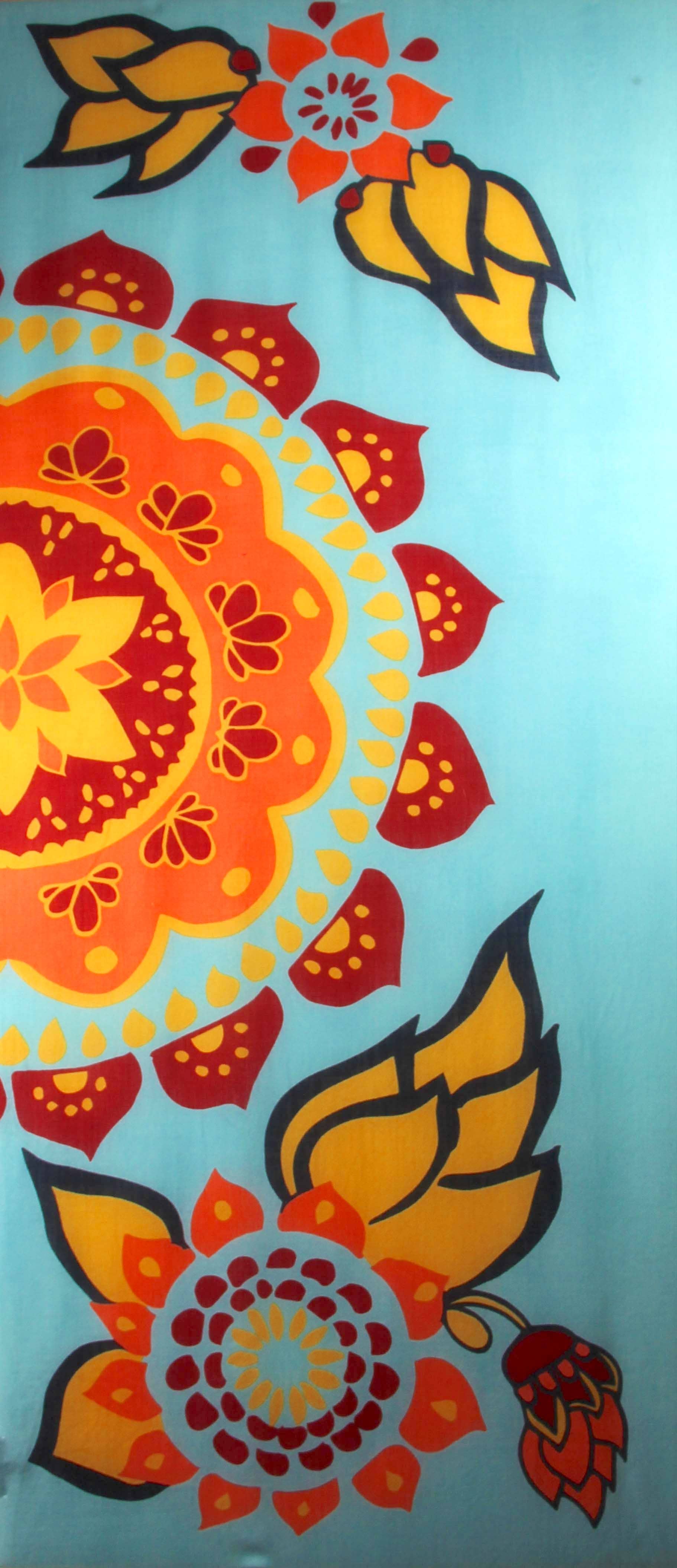 Les Belles Vagabondes - Wholesale Scarf - Women's - Goya Turquoise Wool Scarf0