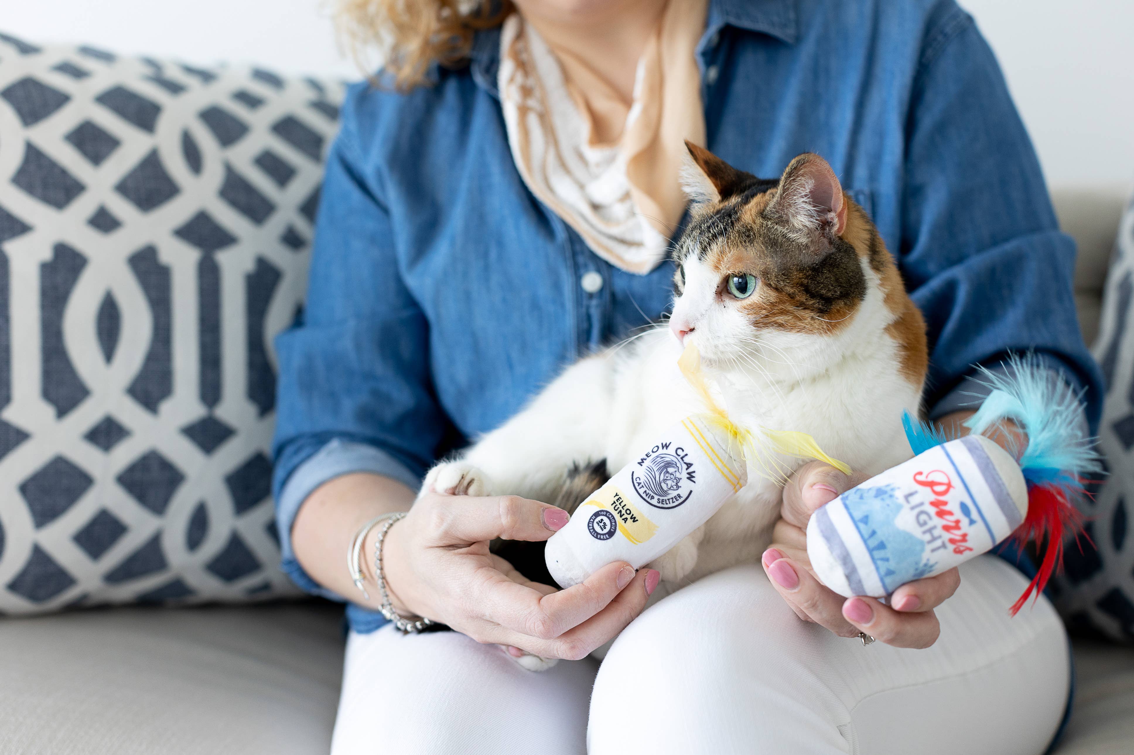 Pearhead - Wholesale Pet Toy Set - Cat - Drink Cat Toys, Set of 21