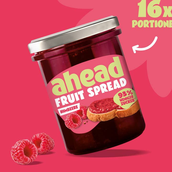 Confiture de framboises (pot 200 g) pour la vente par ahead