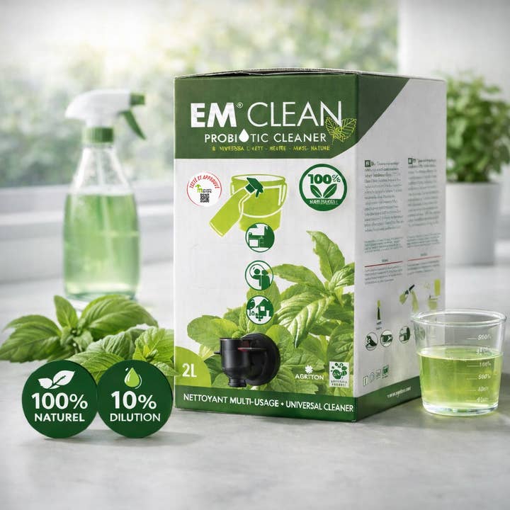 EM® Clean Limpiador probiótico aroma a albahaca para venta al por mayor de Les Verts Moutons