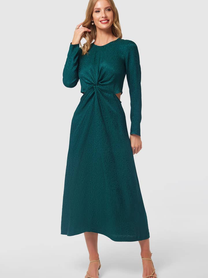 Closet London Kleid mit gedrehter Vorderseite D8918 für den Großhandel von Closet London