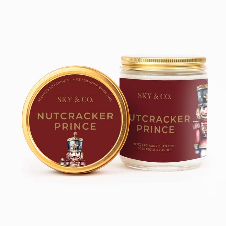 Nutcracker Prince - Soy Candle for wholesale by Sky and Company