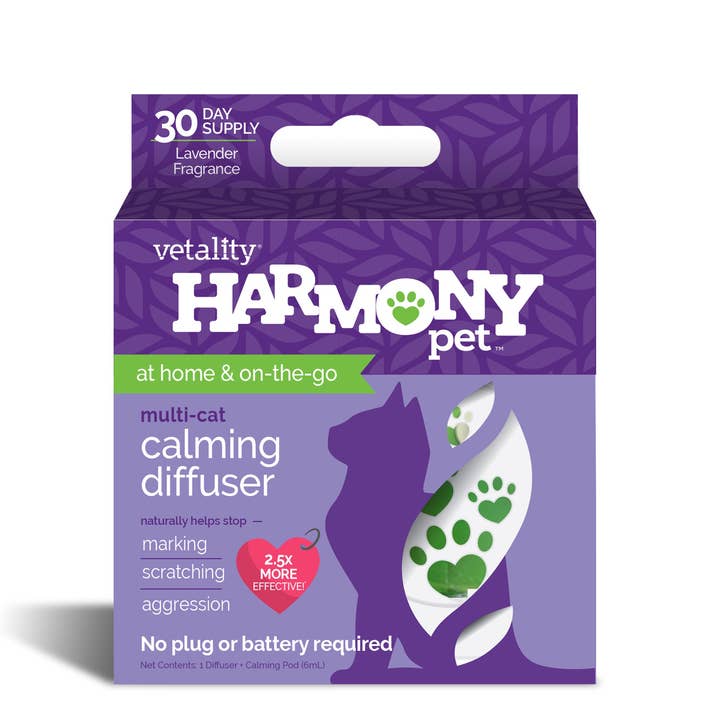 Pet Palette Distribution - Wholesale Pet Deodorizing Spray - Vetality Harmony Pet Calming Home Diffuser for Cats0