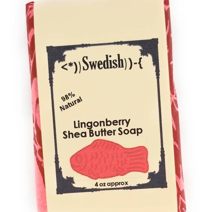 Lingonberry Shea Butter Soap for wholesale by Corner Soap Shop
