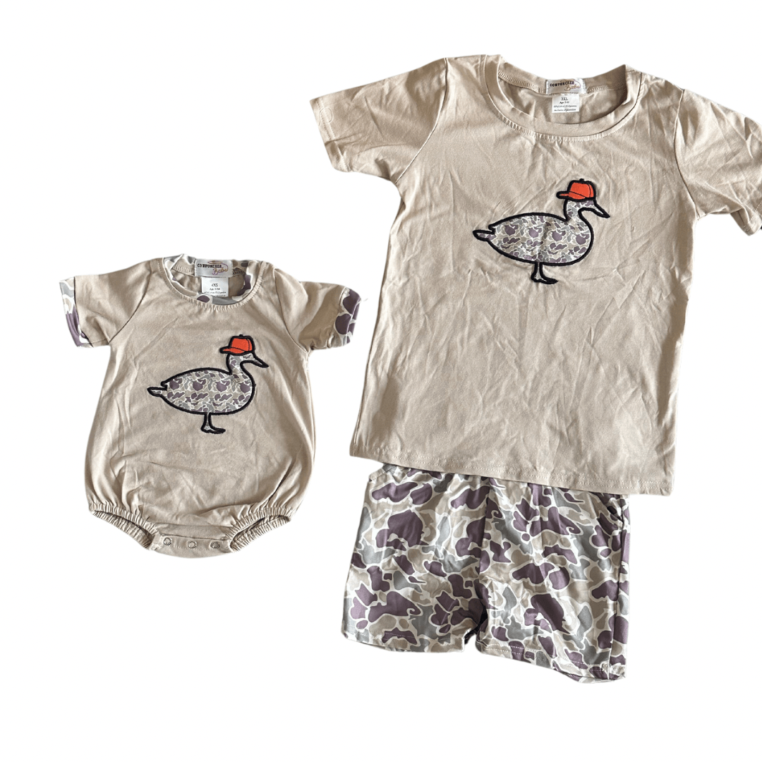 Cowpuncher Babe - Wholesale Top & Short Set - Baby - DUCK HUNTER2